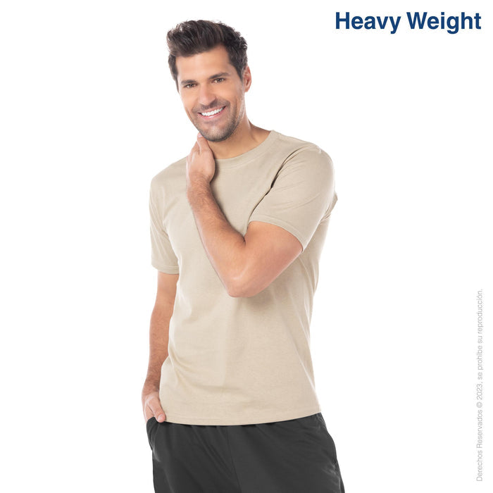 Men's Heavy Weight Crew Neck Short Sleeve T Shirt