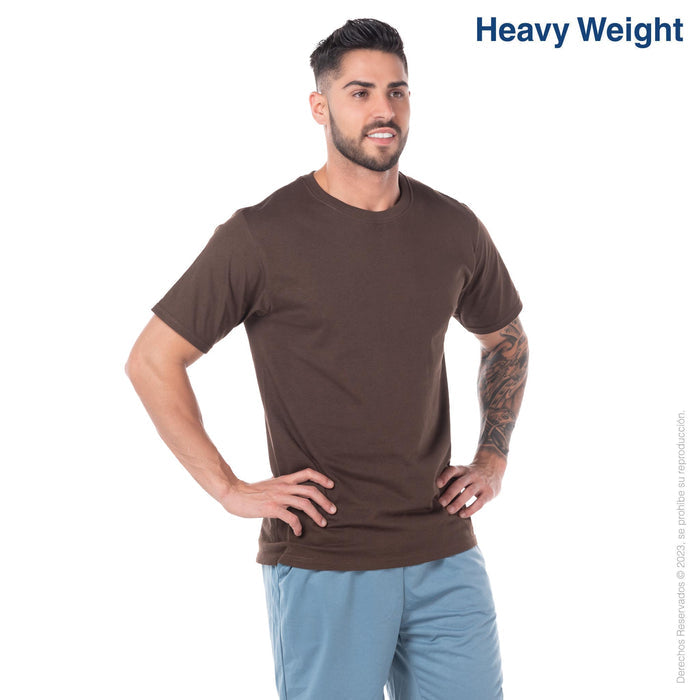 Men's Heavy Weight Crew Neck Short Sleeve T Shirt