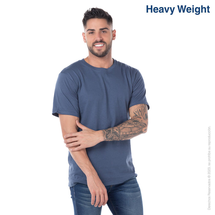 Men's Heavy Weight Crew Neck Short Sleeve T Shirt