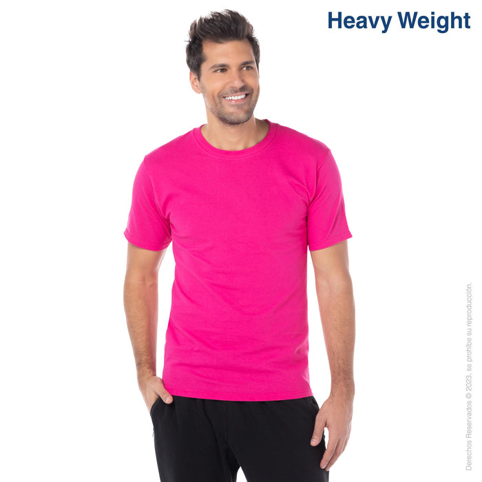 Men's Heavy Weight Crew Neck Short Sleeve T Shirt