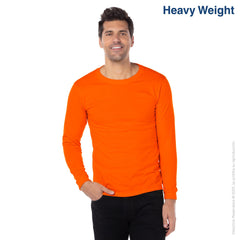 Men’s Heavy Weight Crew Neck Long Sleeve T Shirt