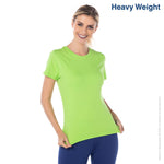 Women’s Heavy Weight Crew Neck Short Sleeve Silhouette T-Shirt