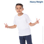 Kid’s Unisex Heavy Weight Crew Neck Short Sleeve T-Shirt