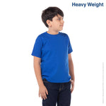 Kid’s Unisex Heavy Weight Crew Neck Short Sleeve T-Shirt