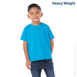 Kid’s Unisex Heavy Weight Crew Neck Short Sleeve T-Shirt